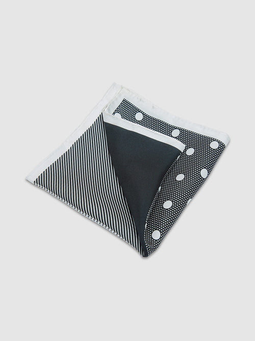 Monochrome Pocket Square