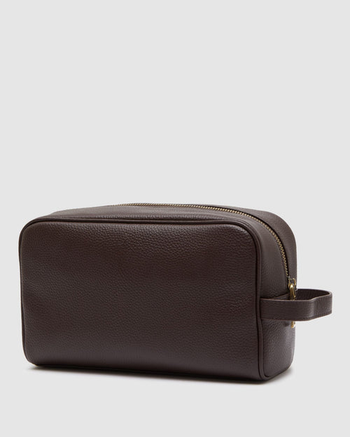 Royce Leather Wash Bag