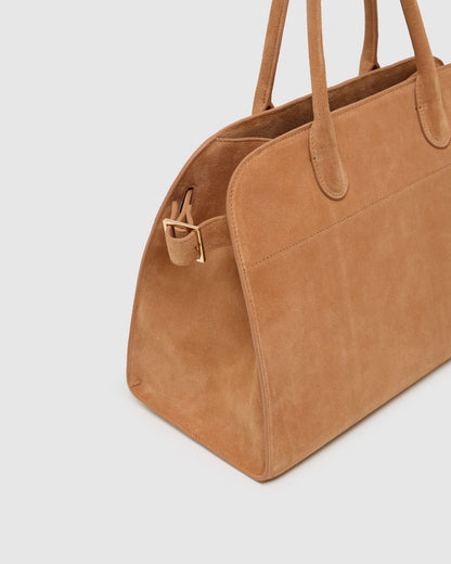 Bridget Top Handle Suede Bag