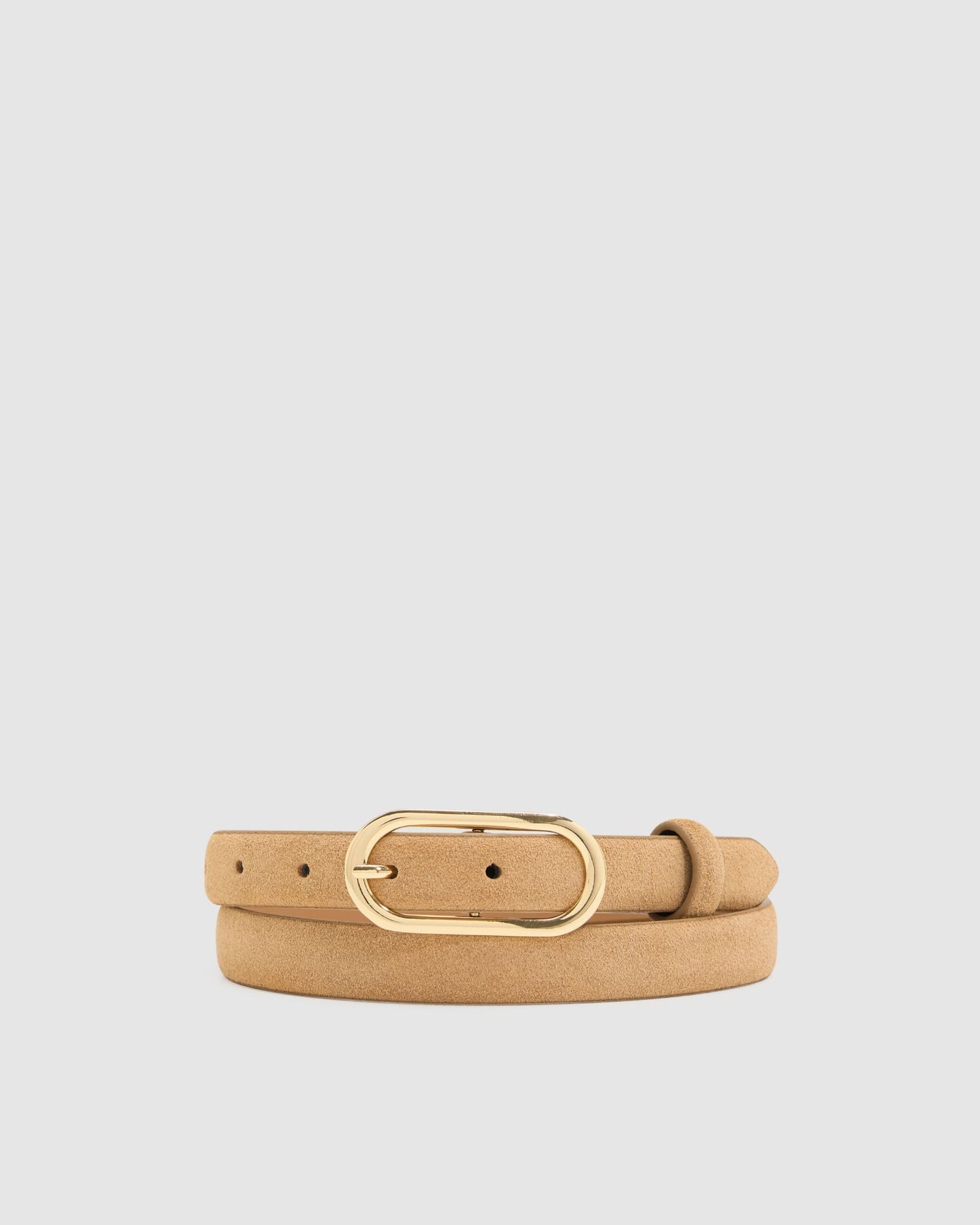 Sierra Leather Skinny Belt