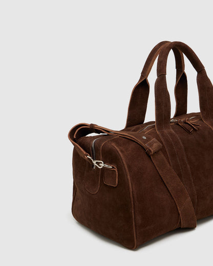 Miles Suede Weekender Bag