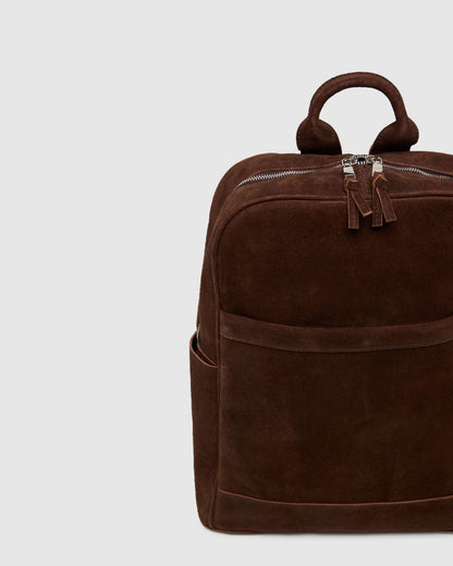 Miles Suede Backpack Bag