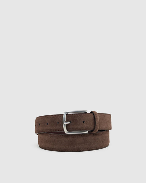Parker Mens Suede Belt