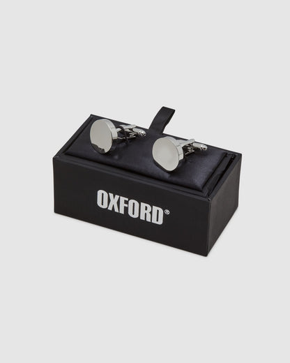 Mens Round Disc Cuff Link