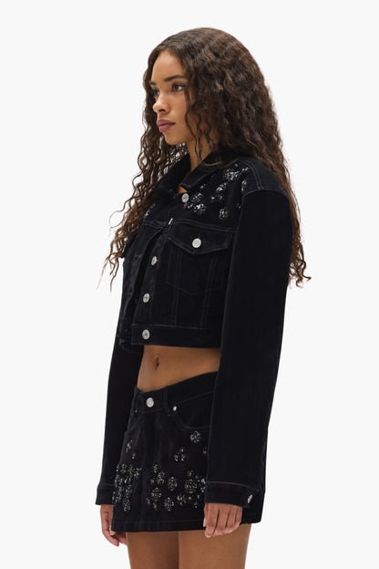 Embellished Cropped Jacket