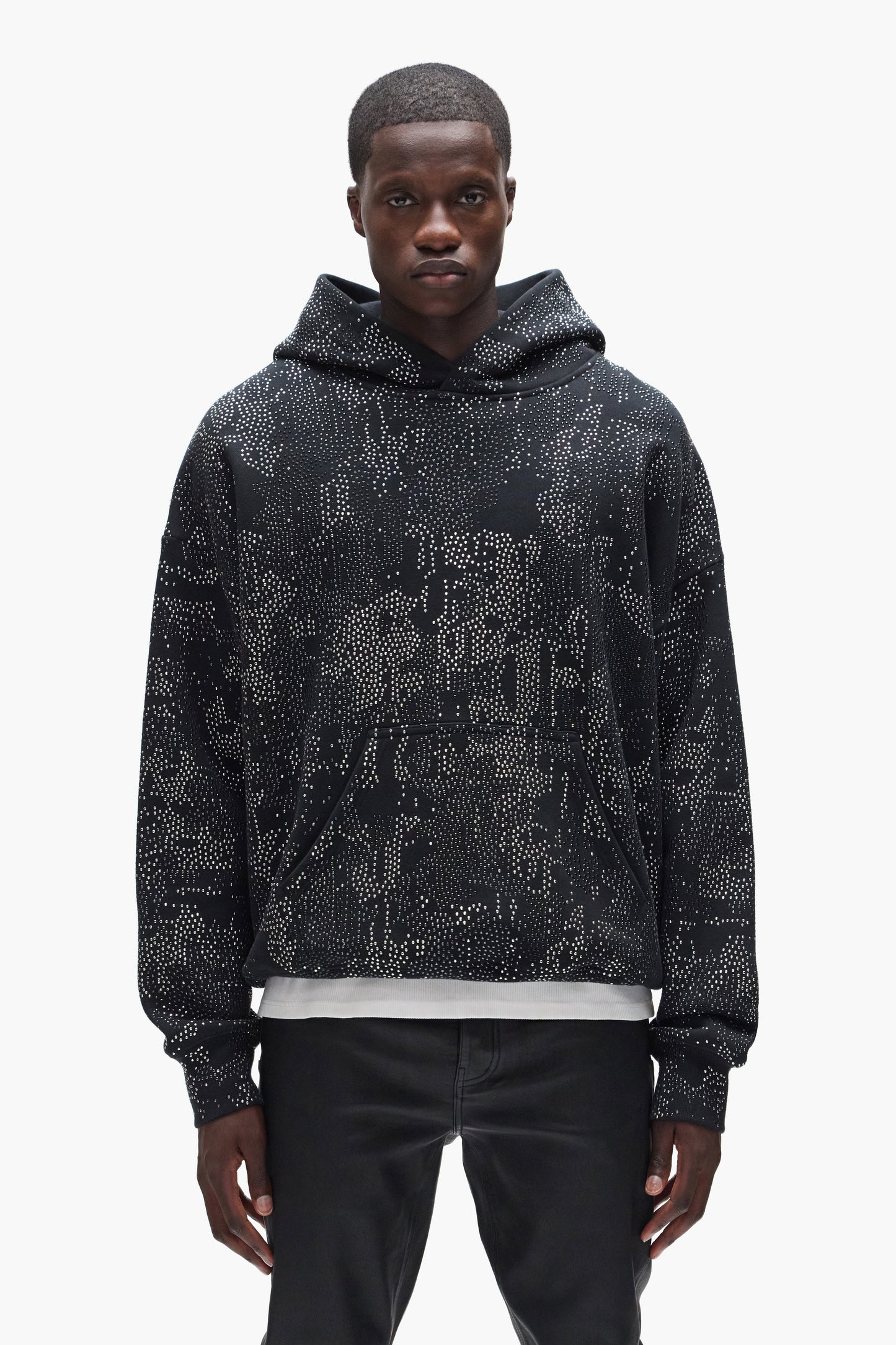 Studded Camo Hoodie