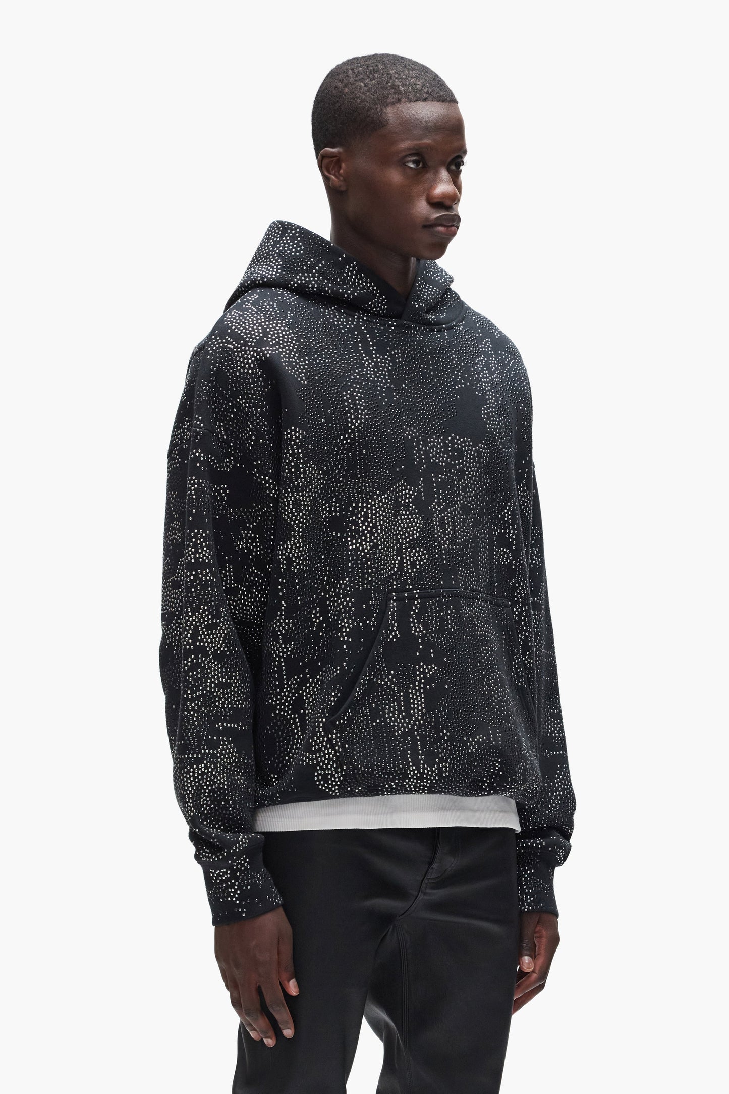 Studded Camo Hoodie