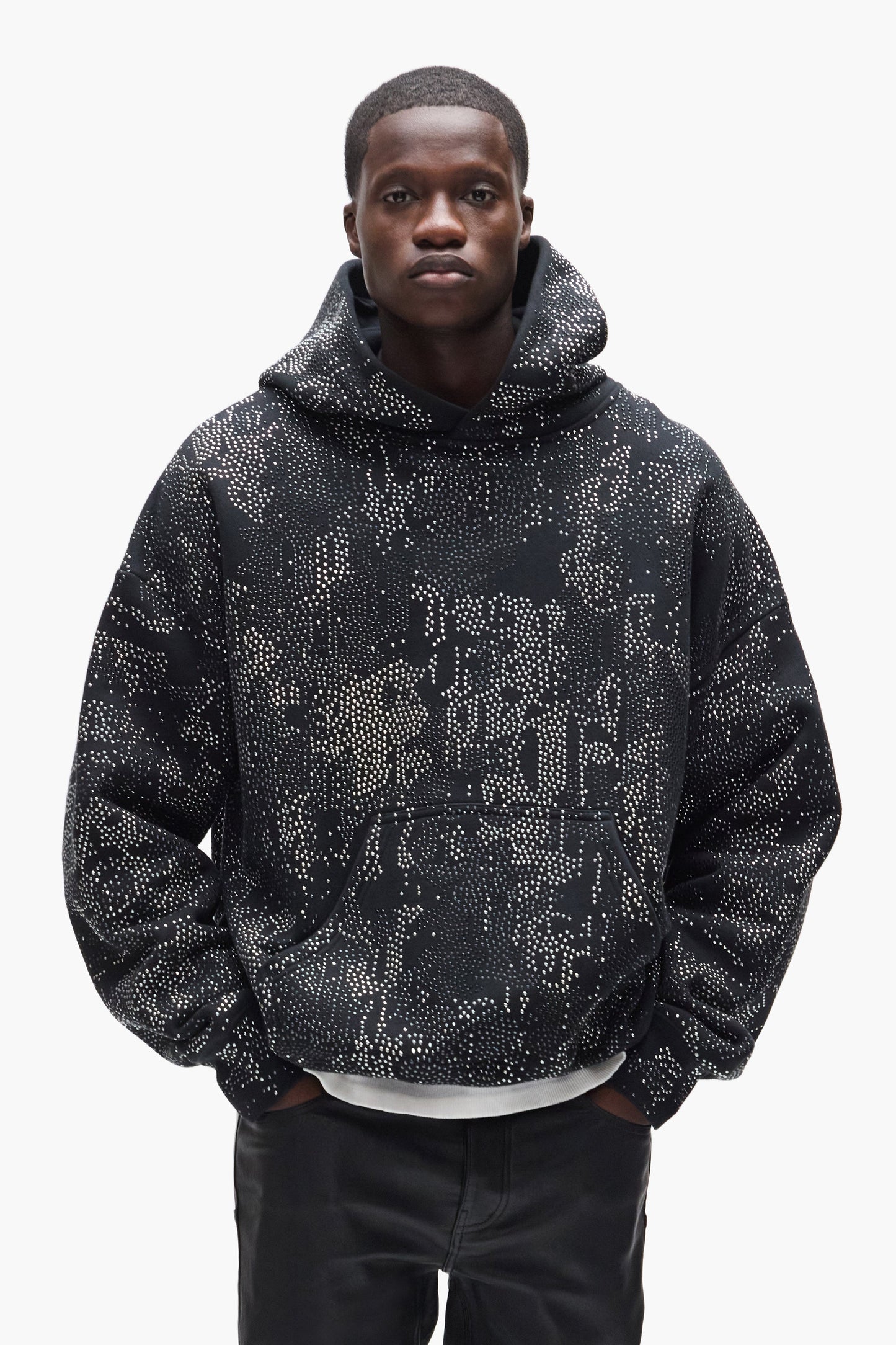 Studded Camo Hoodie