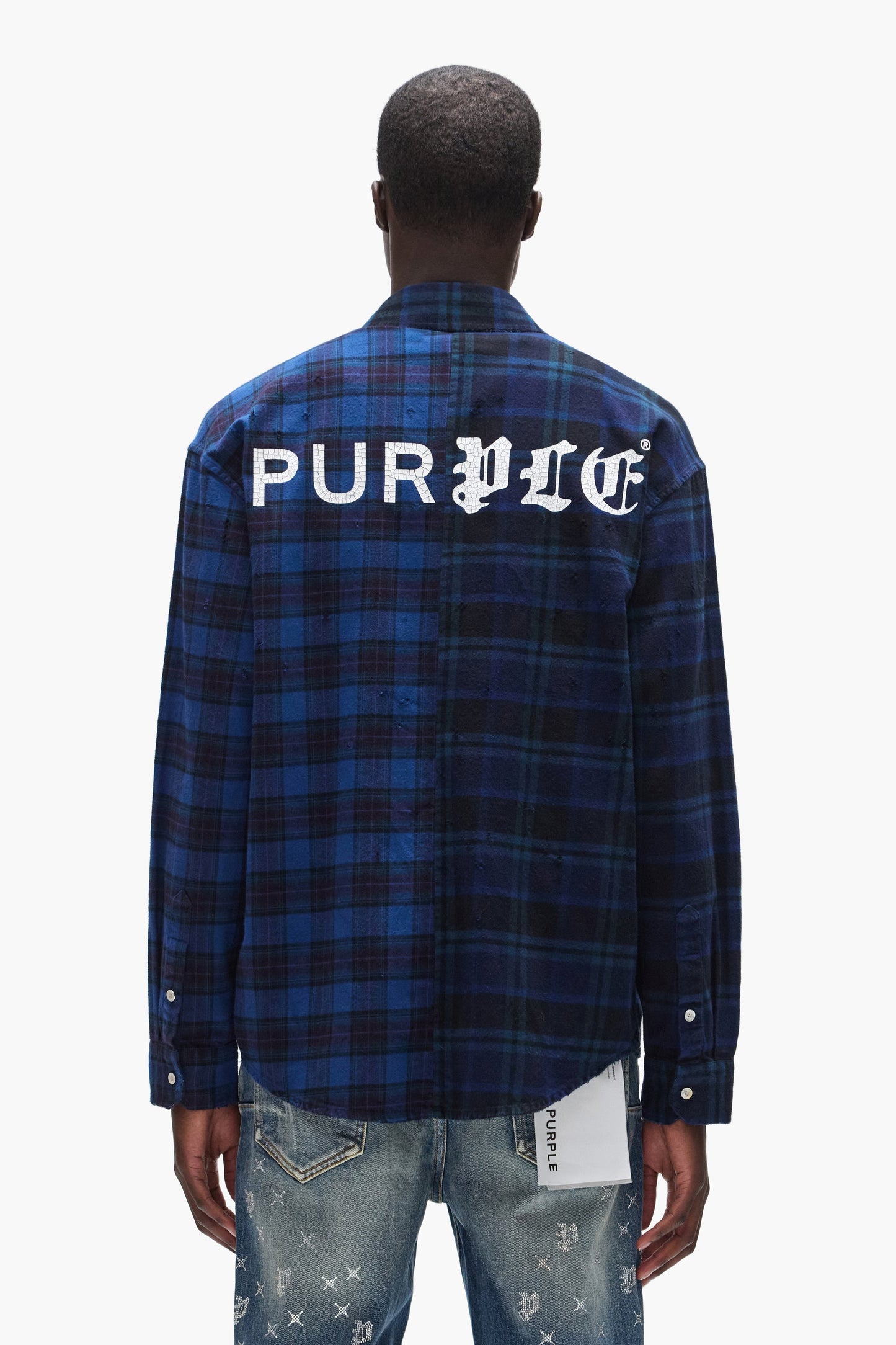 Half & Half Flannel Shirt