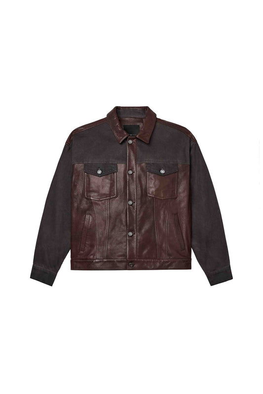 Leather Mix Jacket