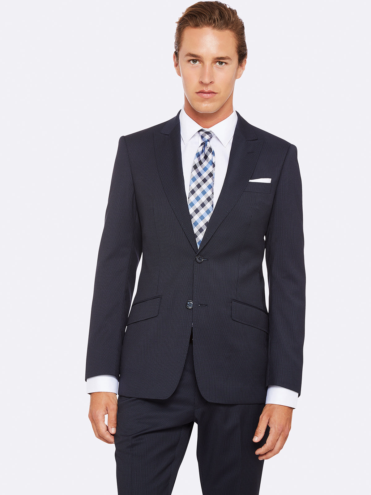 New Hopkins Peak Lapel Wool Jacketx