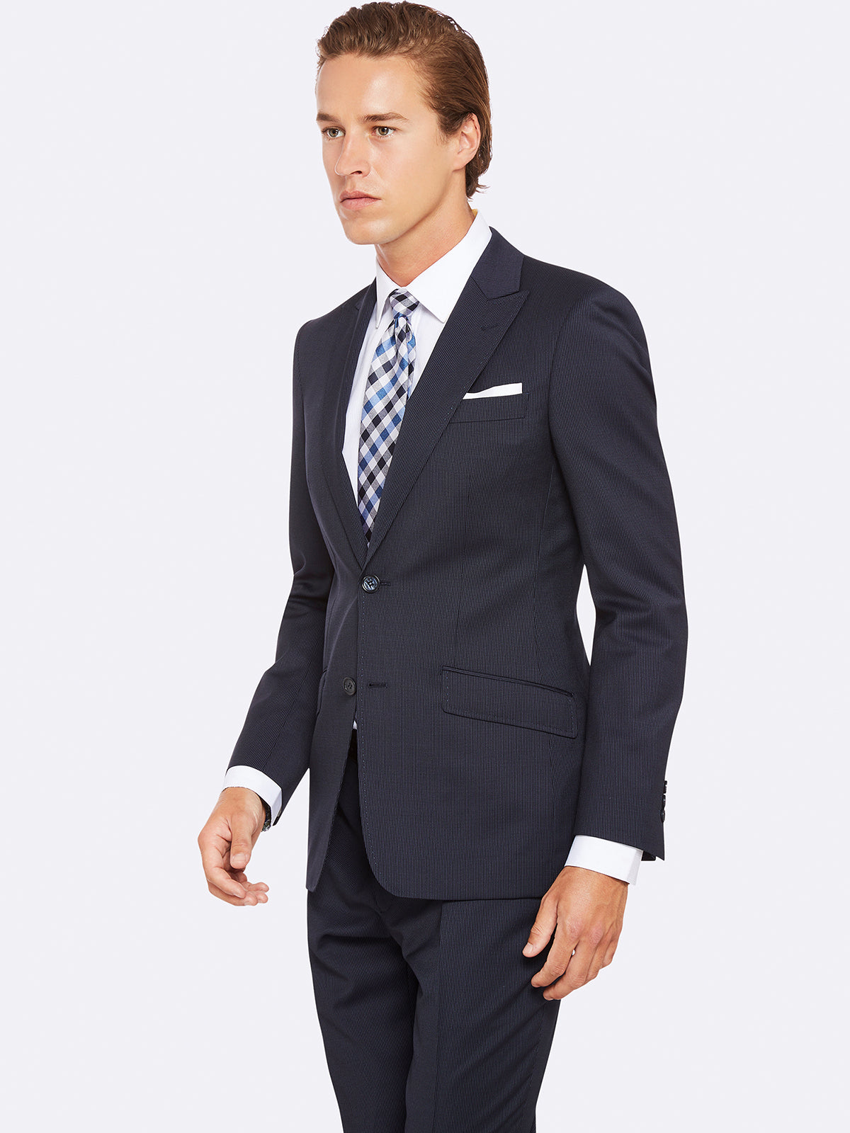 New Hopkins Peak Lapel Wool Jacketx