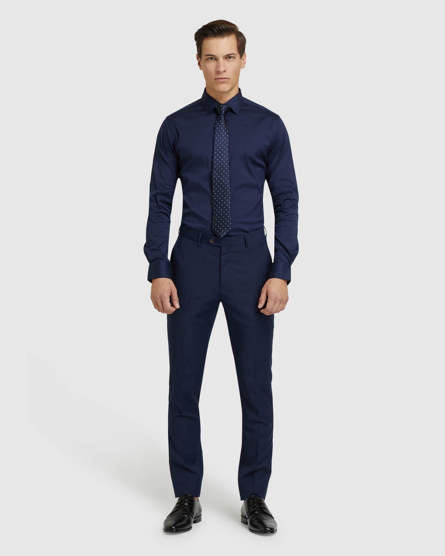 Navy Stretch Travel Shirt