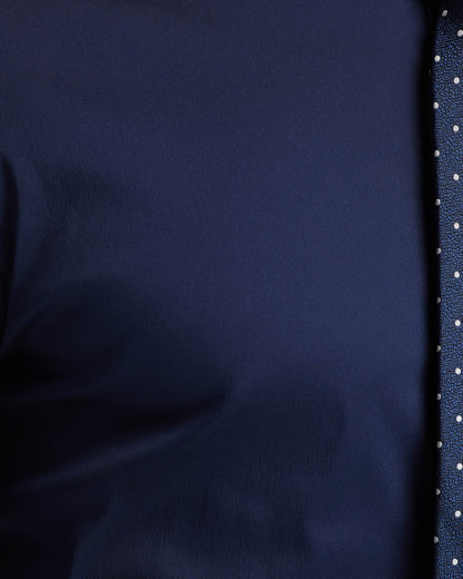 Navy Stretch Travel Shirt