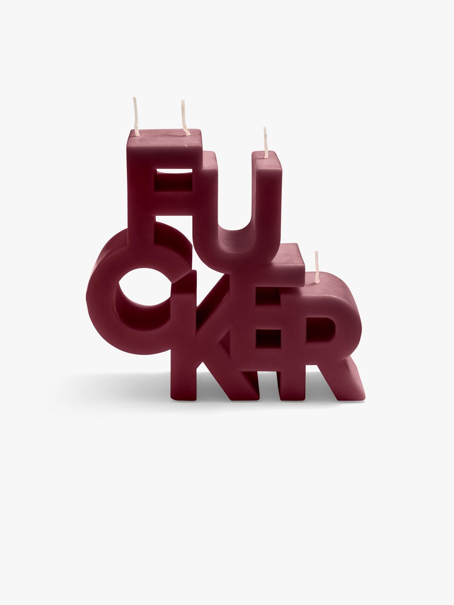 The Burnout Candle - F#CKER