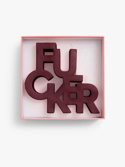 The Burnout Candle - F#CKER