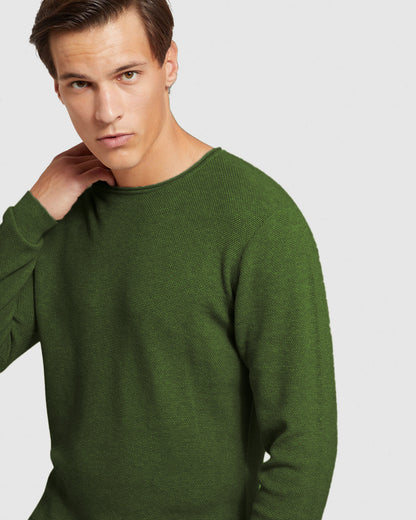 Sandy Crew Neck Textured Knit