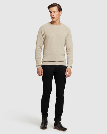 Sandy Crew Neck Textured Knit