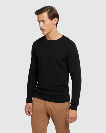 Sandy Crew Neck Textured Knit