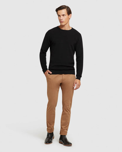 Sandy Crew Neck Textured Knit