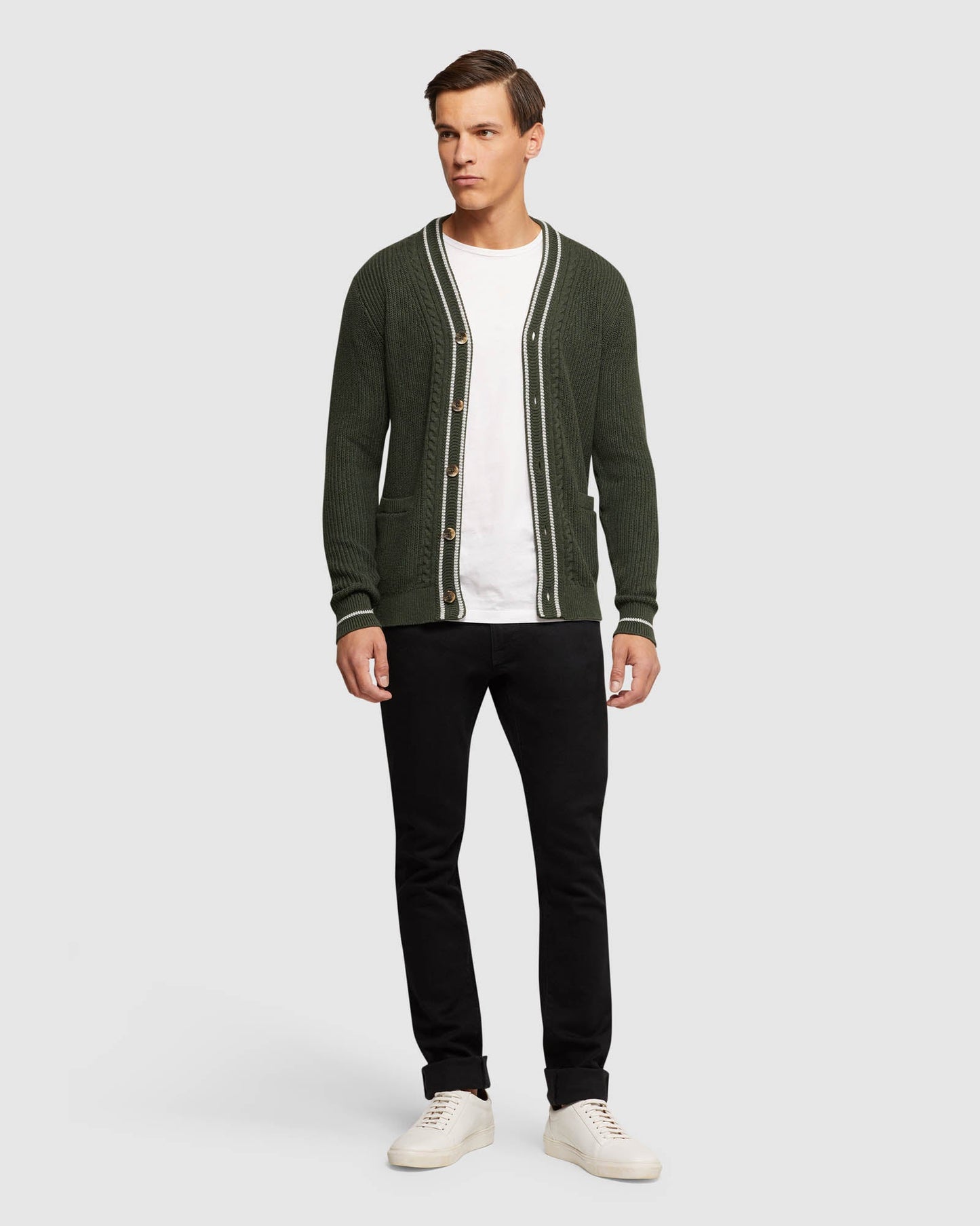 Cavill Cable Cardigan