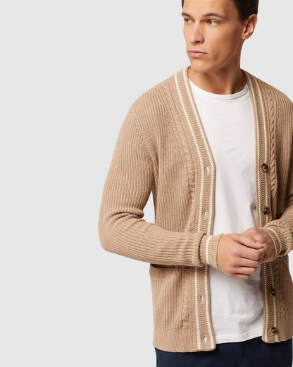 Cavill Cable Cardigan