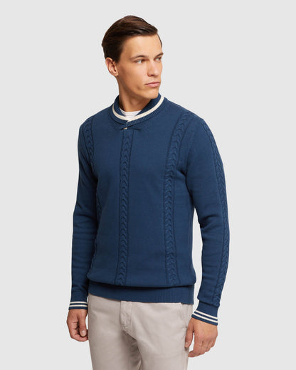 Milo Collared Knit Pullover