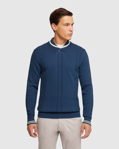 Milo Collared Knit Pullover
