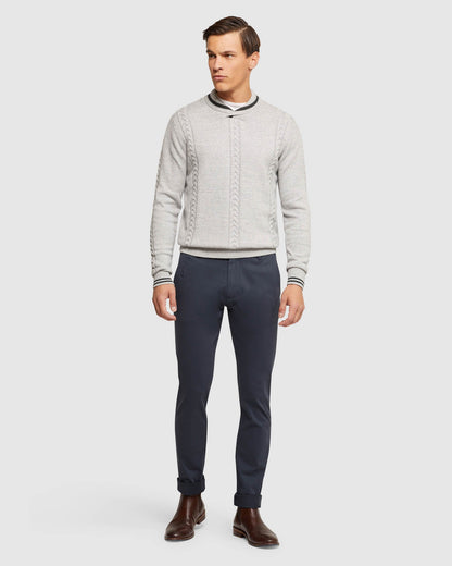 Milo Collared Knit Pullover