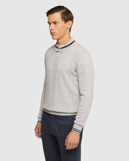 Milo Collared Knit Pullover