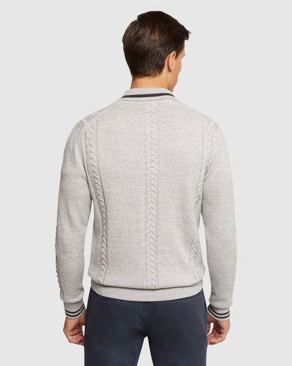 Milo Collared Knit Pullover