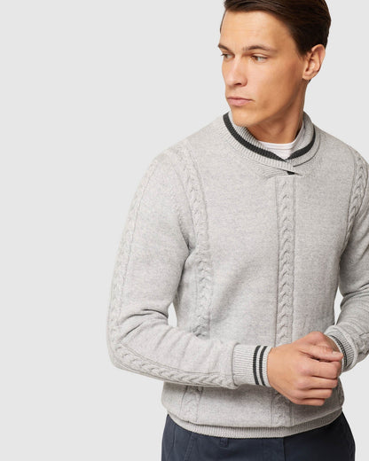 Milo Collared Knit Pullover