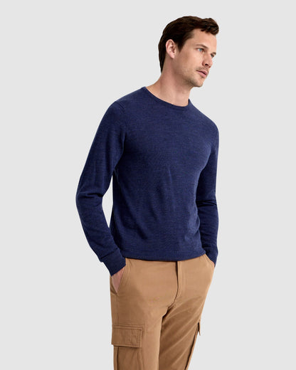 Merino Crew Neck Knitted Pullover