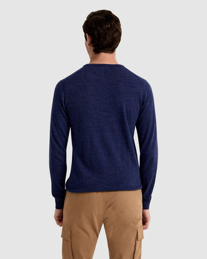 Merino Crew Neck Knitted Pullover