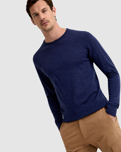Merino Crew Neck Knitted Pullover