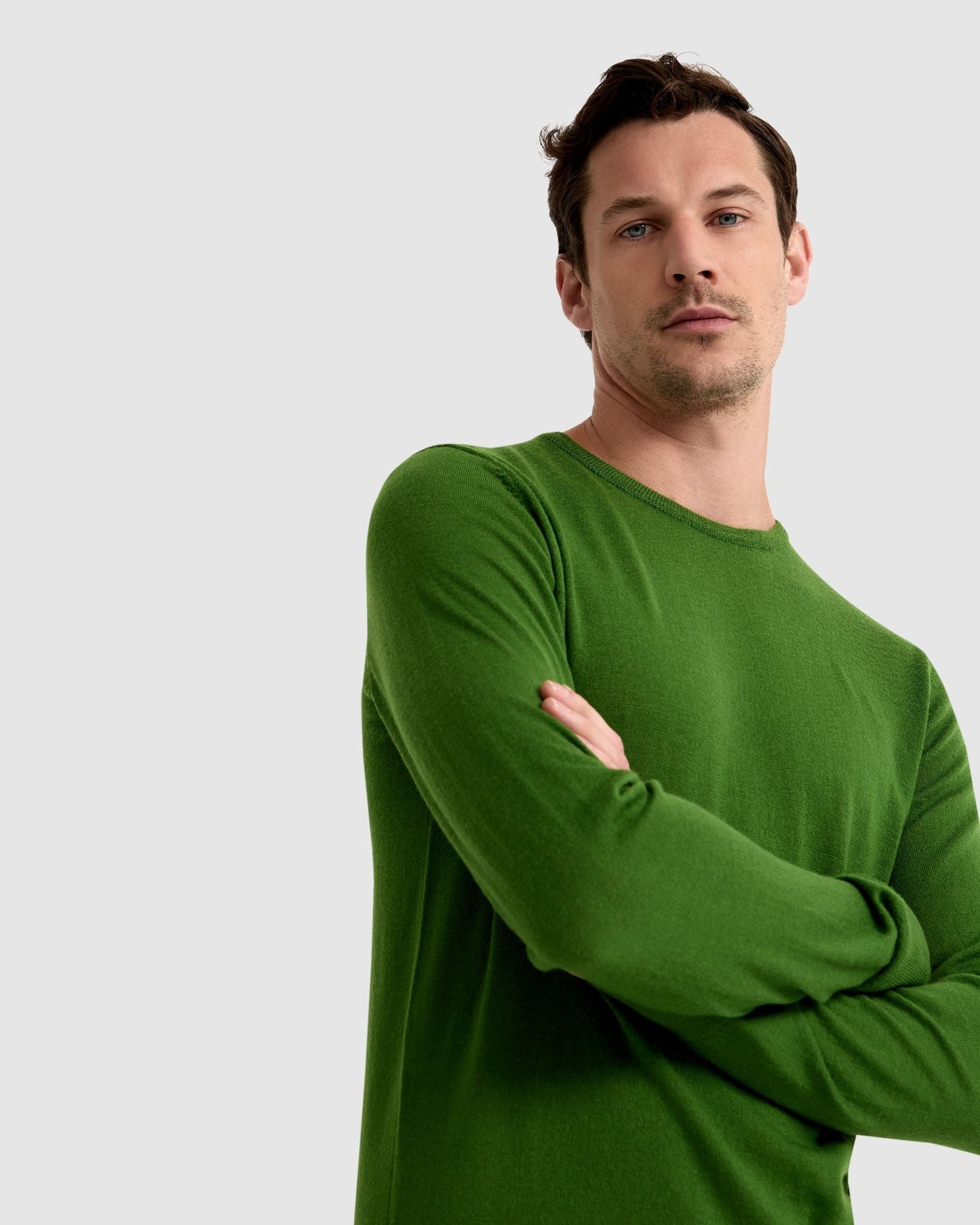 Merino Crew Neck Knitted Pullover