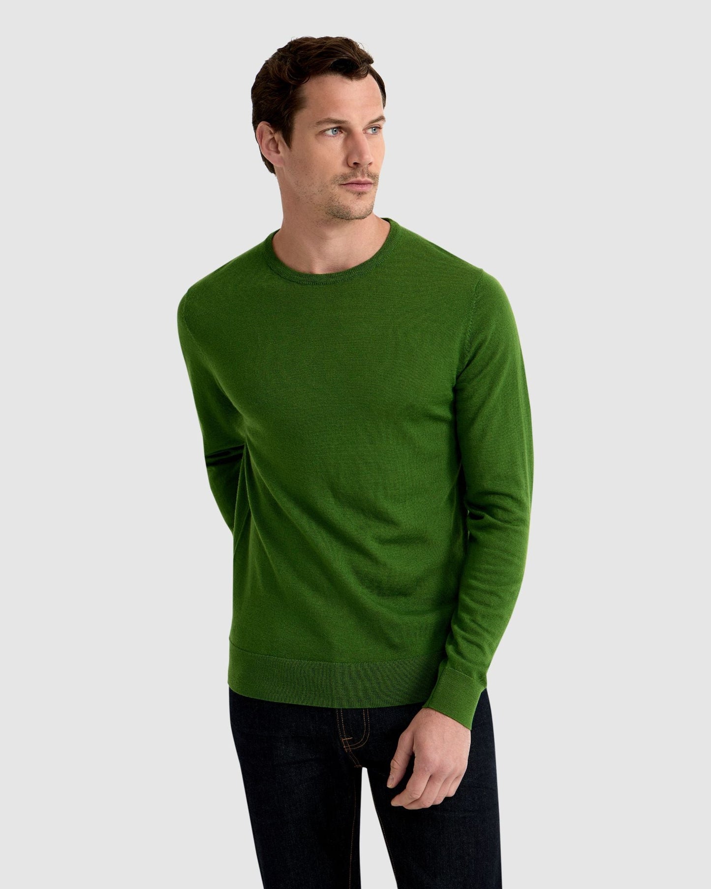 Merino Crew Neck Knitted Pullover