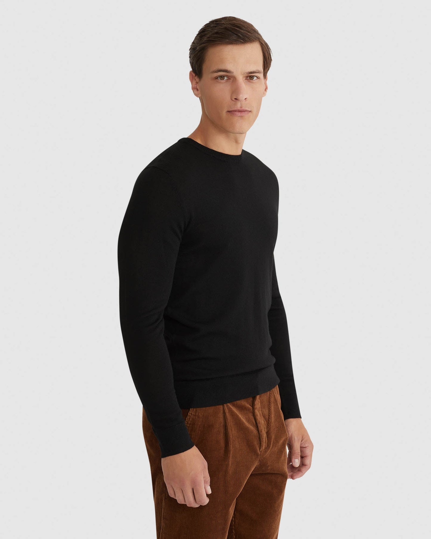 Merino Crew Neck Knitted Pullover