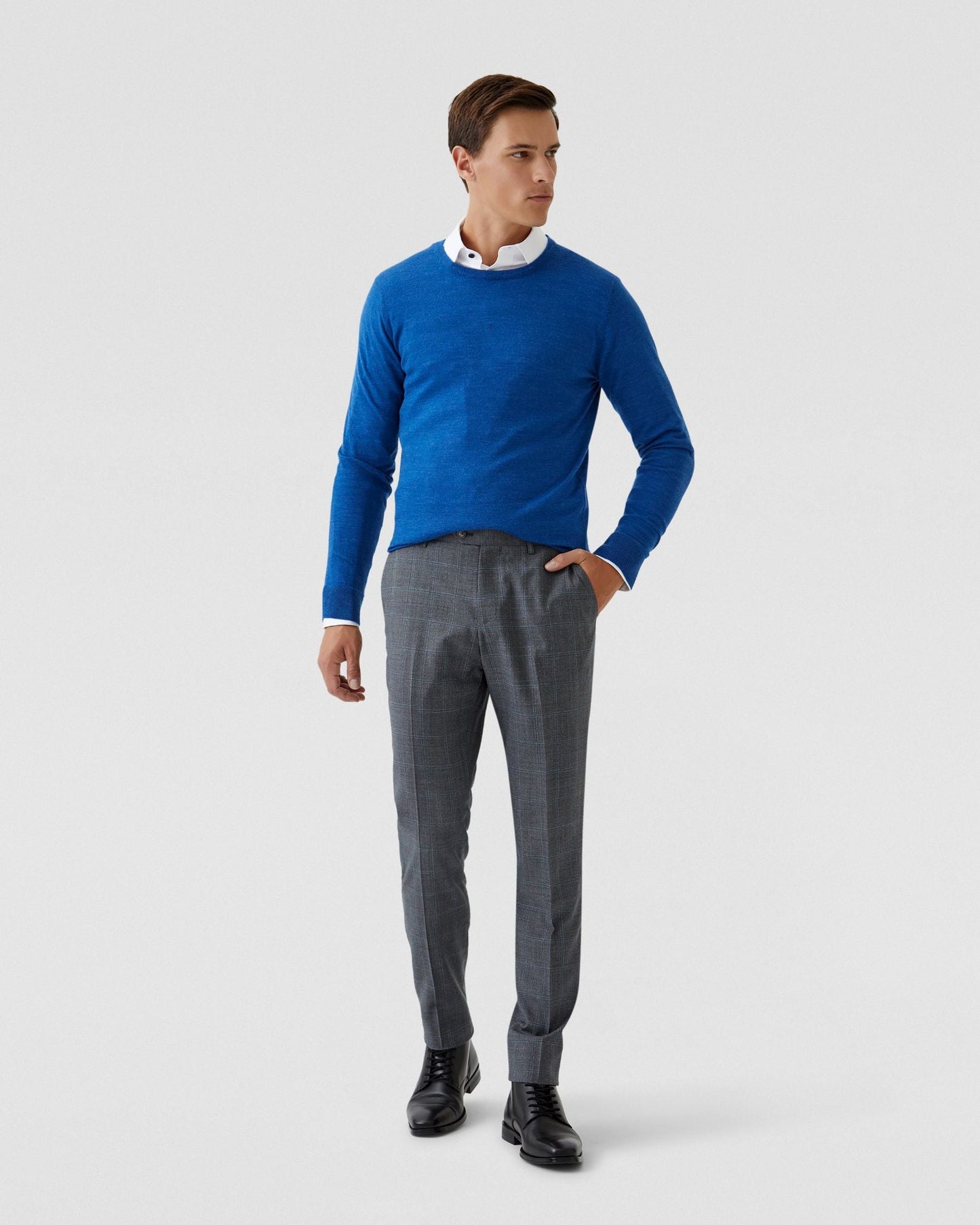 Crew Neck Merino Wool Knit