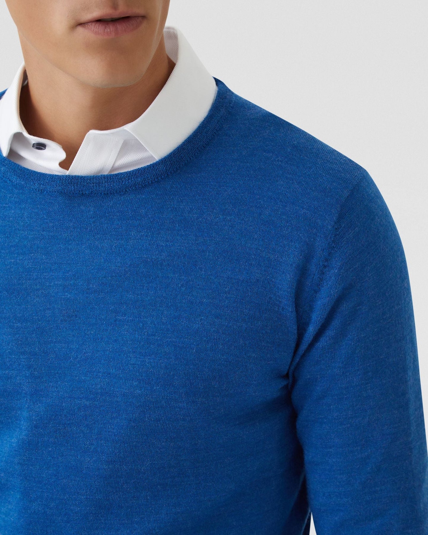 Crew Neck Merino Wool Knit