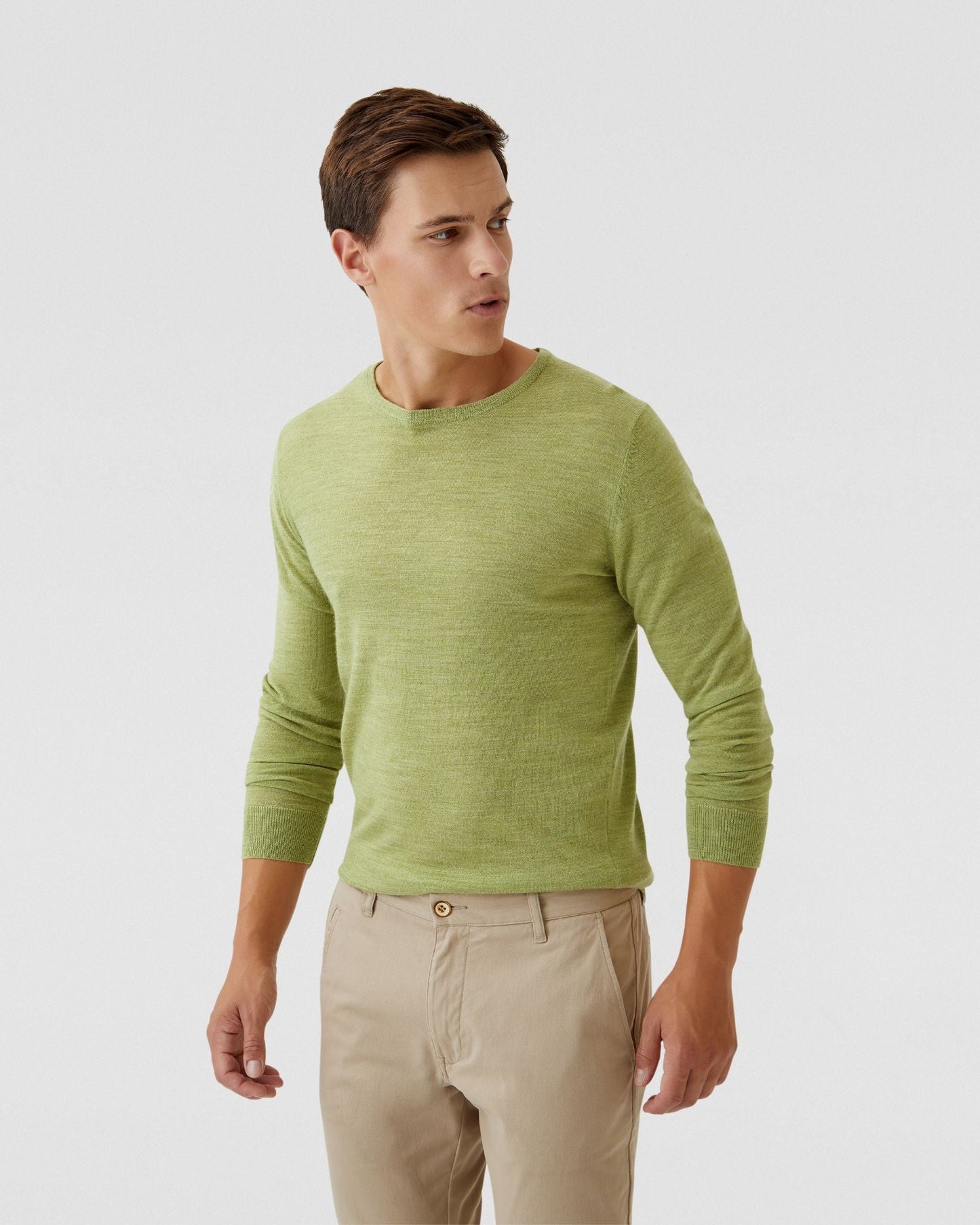 Crew Neck Merino Wool Knit