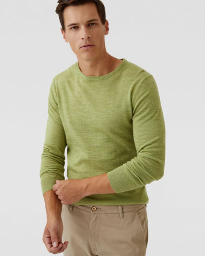 Crew Neck Merino Wool Knit