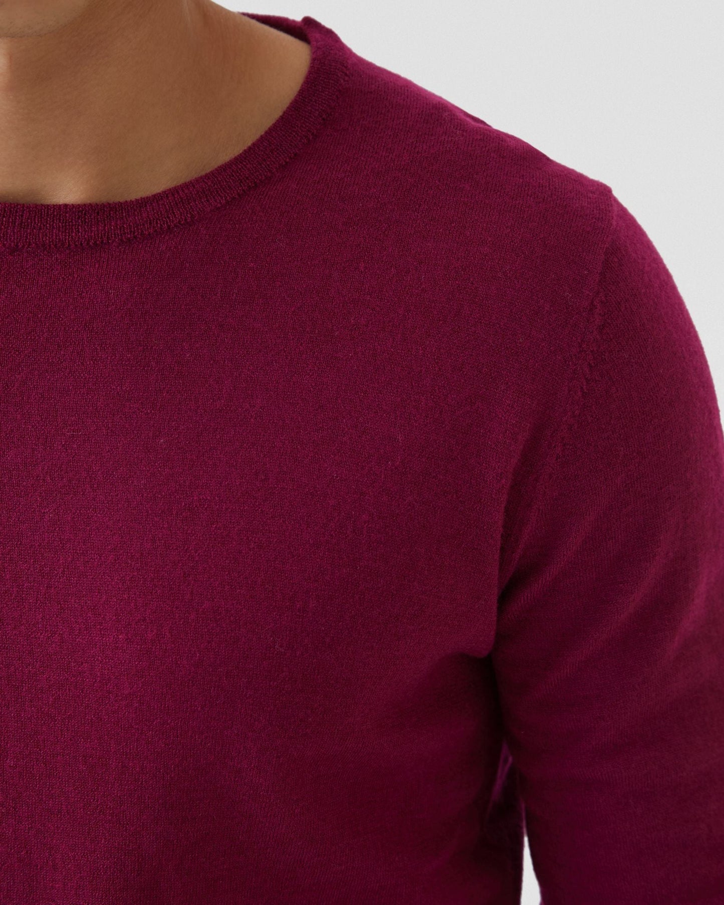 Crew Neck Merino Wool Knit
