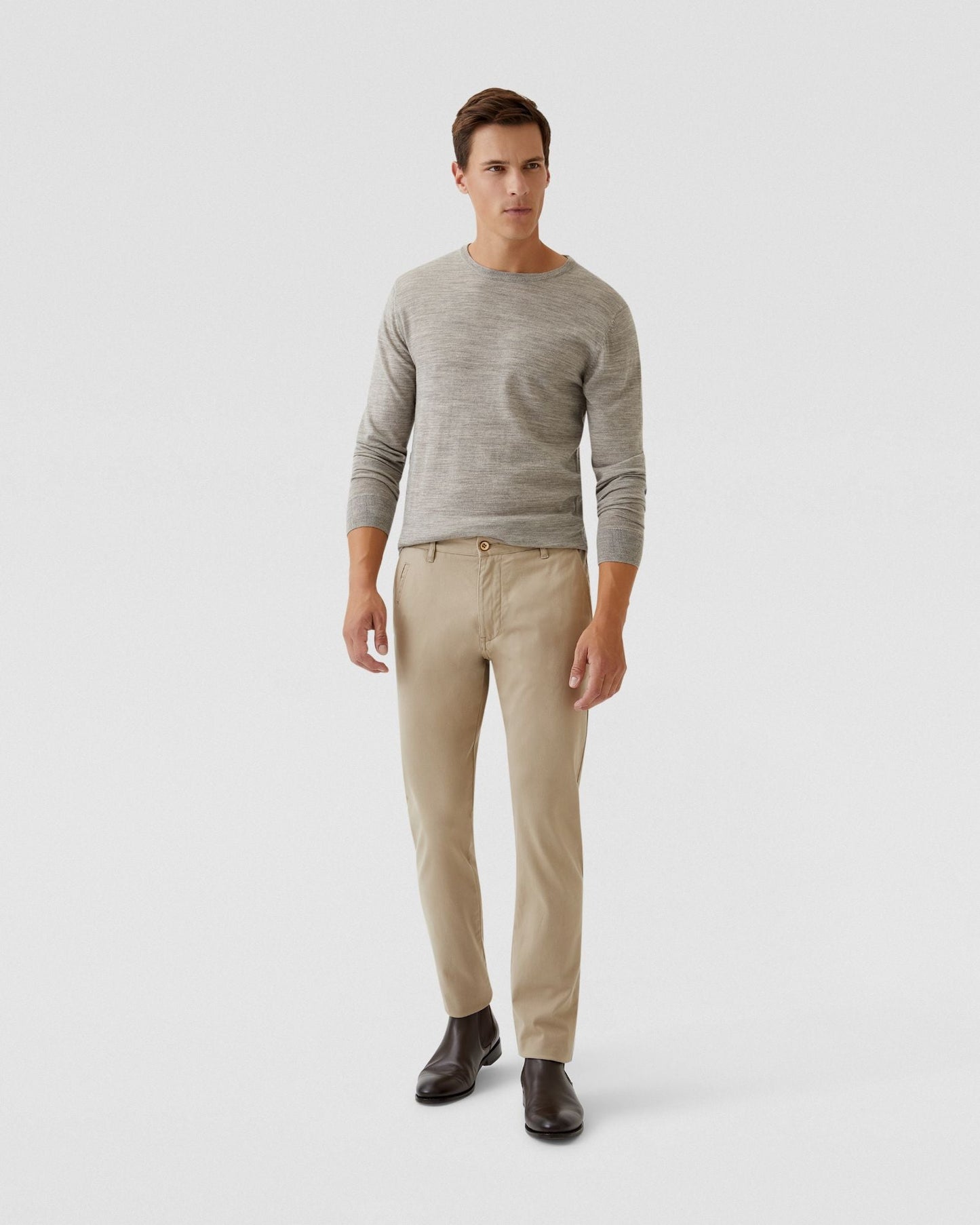 Crew Neck Merino Wool Knit
