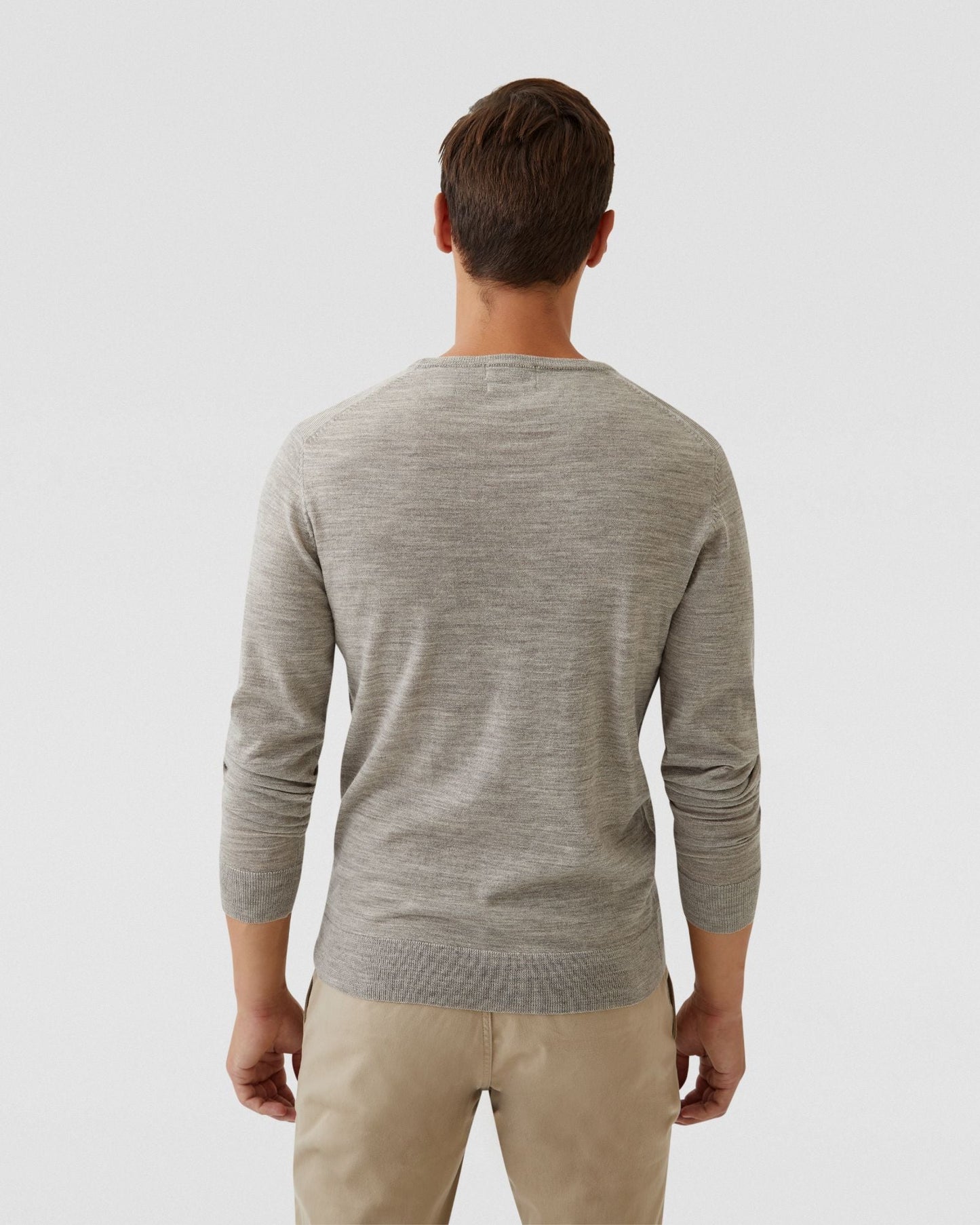 Crew Neck Merino Wool Knit