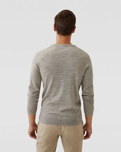 Crew Neck Merino Wool Knit