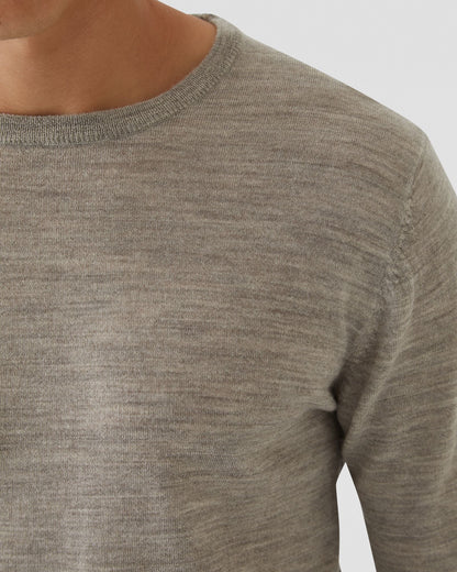 Crew Neck Merino Wool Knit