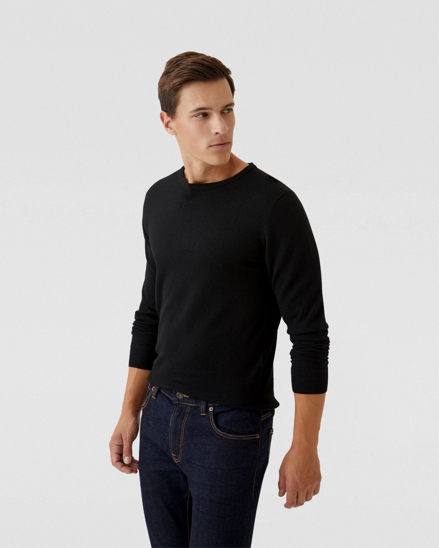 Crew Neck Merino Wool Knit
