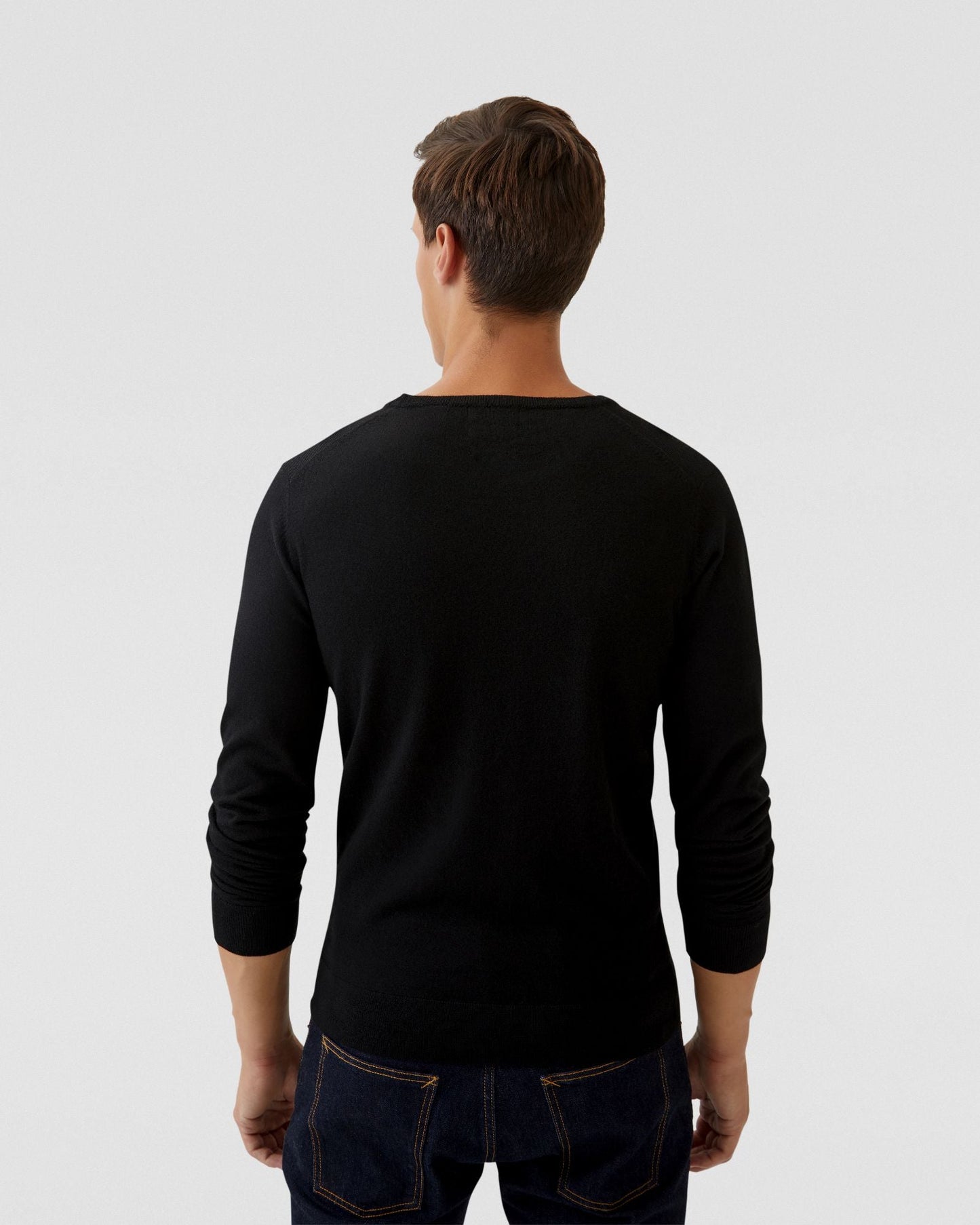 Crew Neck Merino Wool Knit