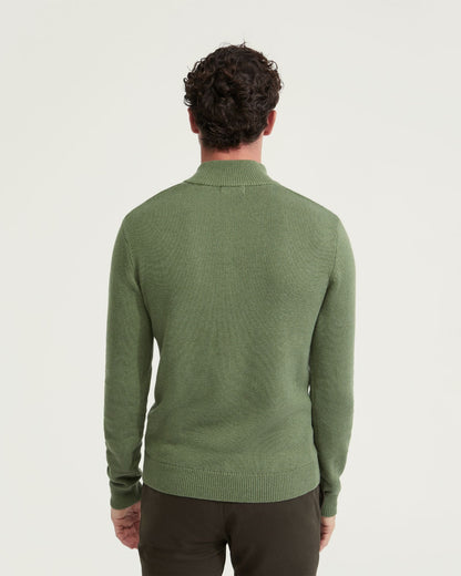 Robert Zip Neck Cotton Knit